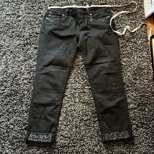 Miss Me black skinny jeans size 33